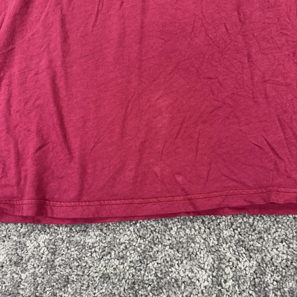 Champion Shirt Mens XL Red Embroidered Script Logo Tee Casual Crewneck - Picture 10 of 10